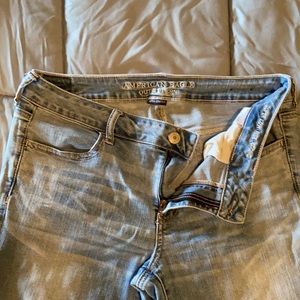 American Eagle super low rise jegging